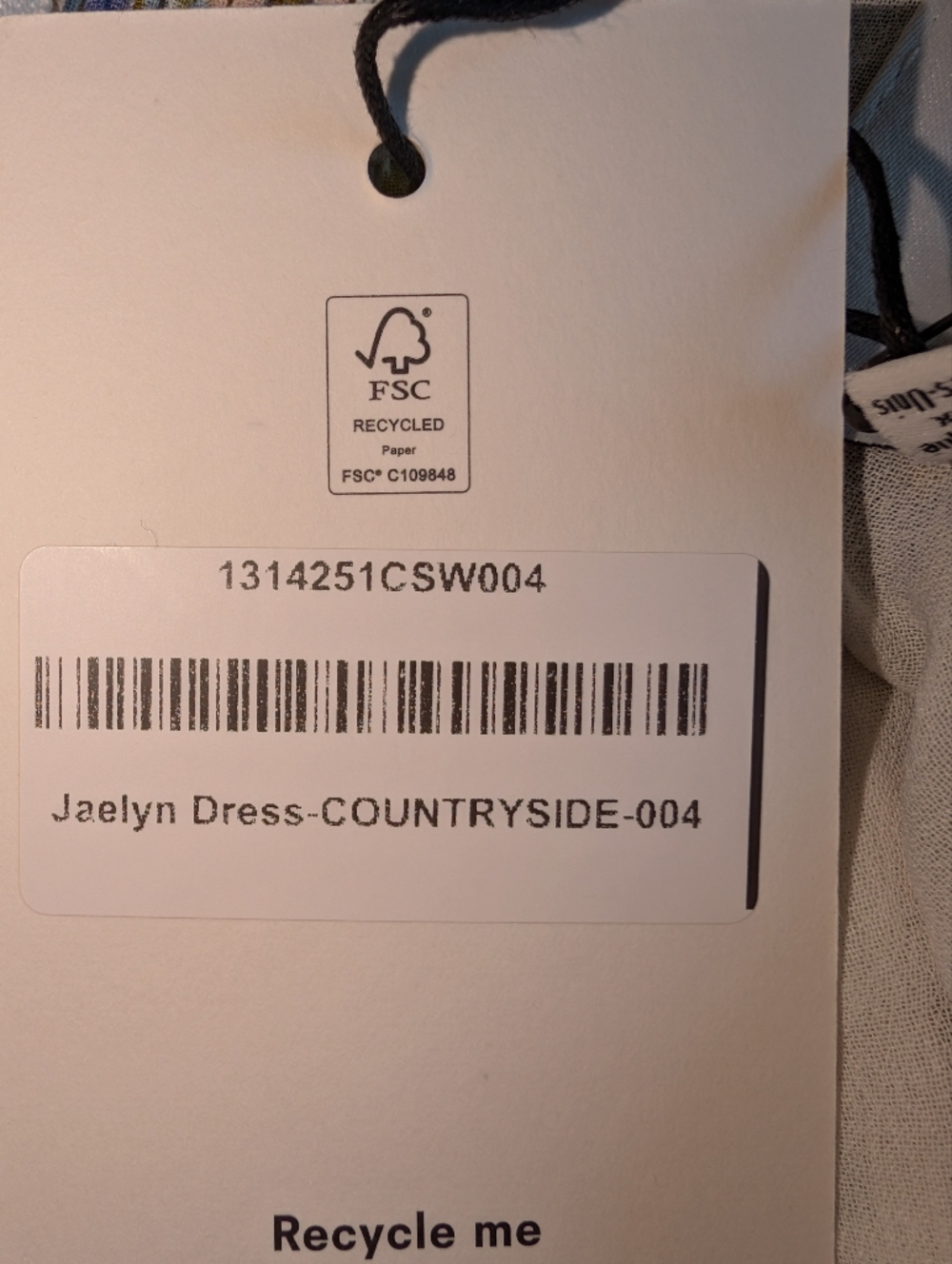 NWT Reformation Jaelyn Dress Countryside Floral Print Size 4 - Picture 13 of 15